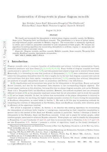 Enumeration of idempotents in planar diagram monoids