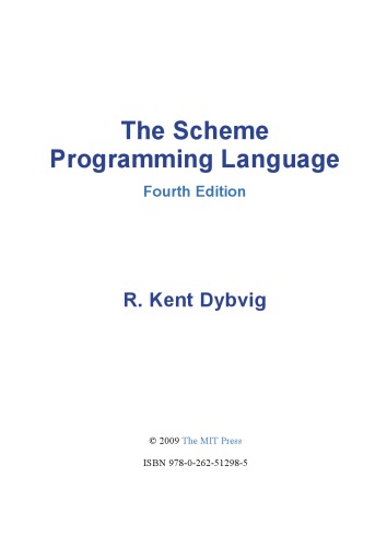 The Scheme Programming Language (online version) [4th ed.]