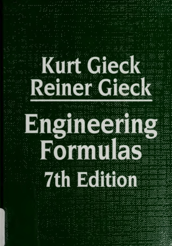 Engineering Formulas 7th Edition