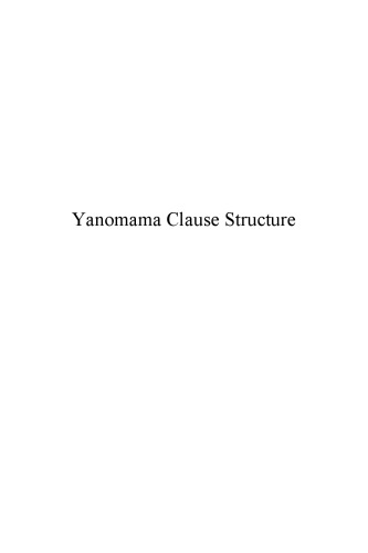 Yanomama Clause Structure