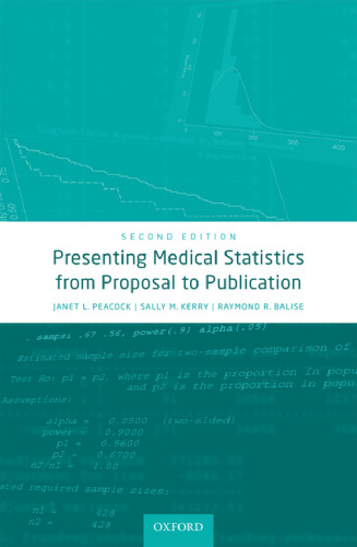 Presenting medical statistics from proposal to publication.