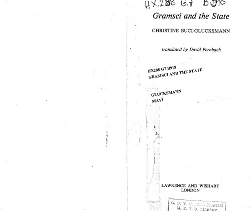 Gramsci and the state