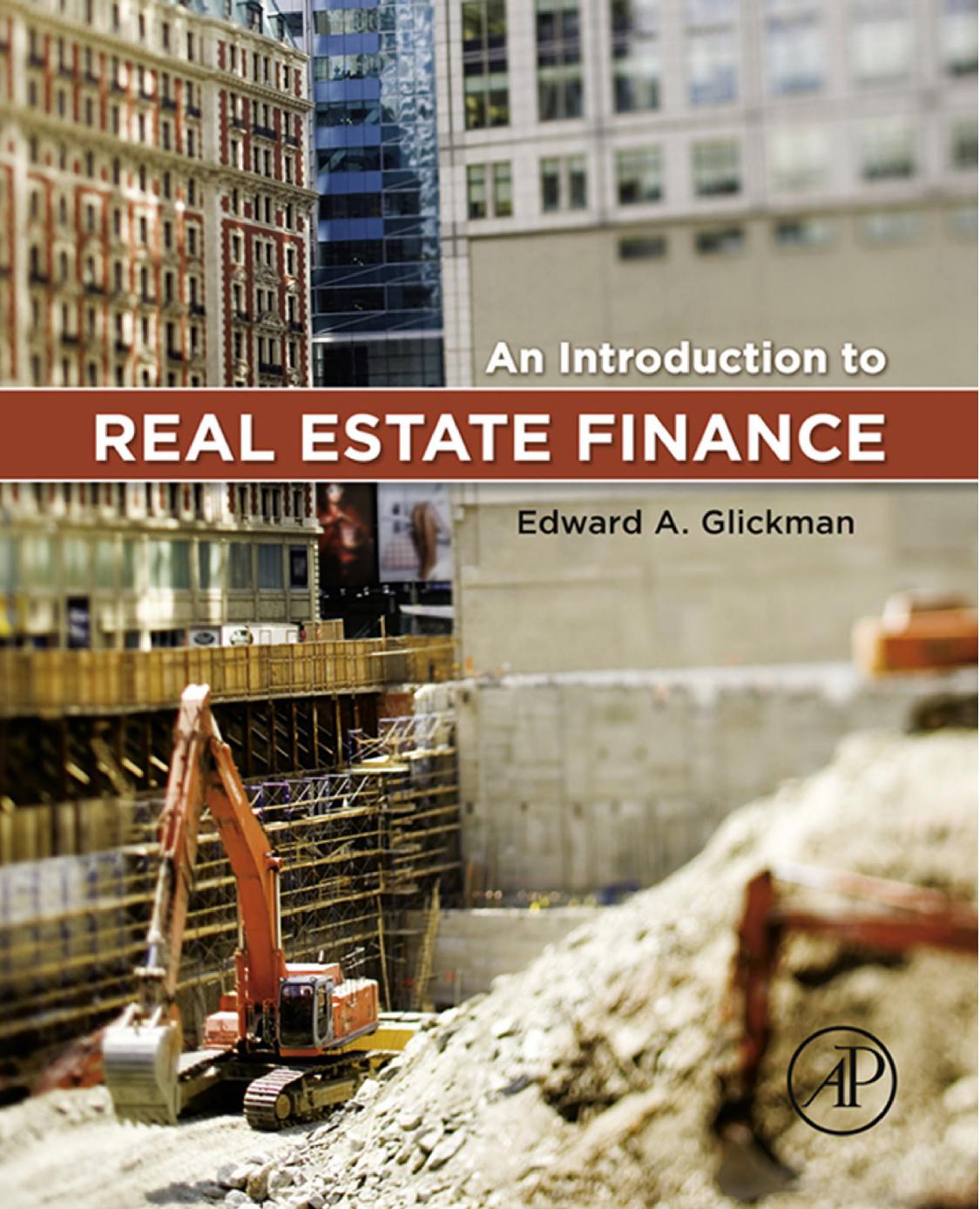 An introduction to real estate finance