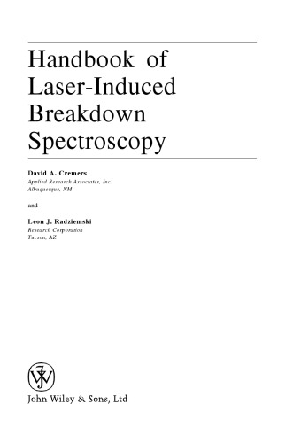 Handbook of Laser-Induced Breakdown Spectroscopy