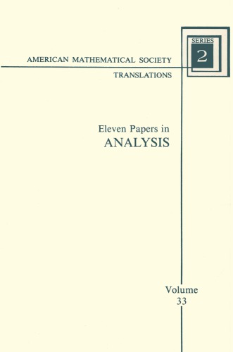 Eleven papers on differential equations : nine papers on differential equations, two on information theory