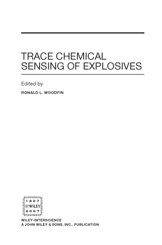 Trace Chemical Sensing of Explosives