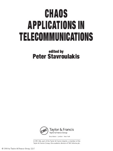 Chaos Applications in Telecommunications