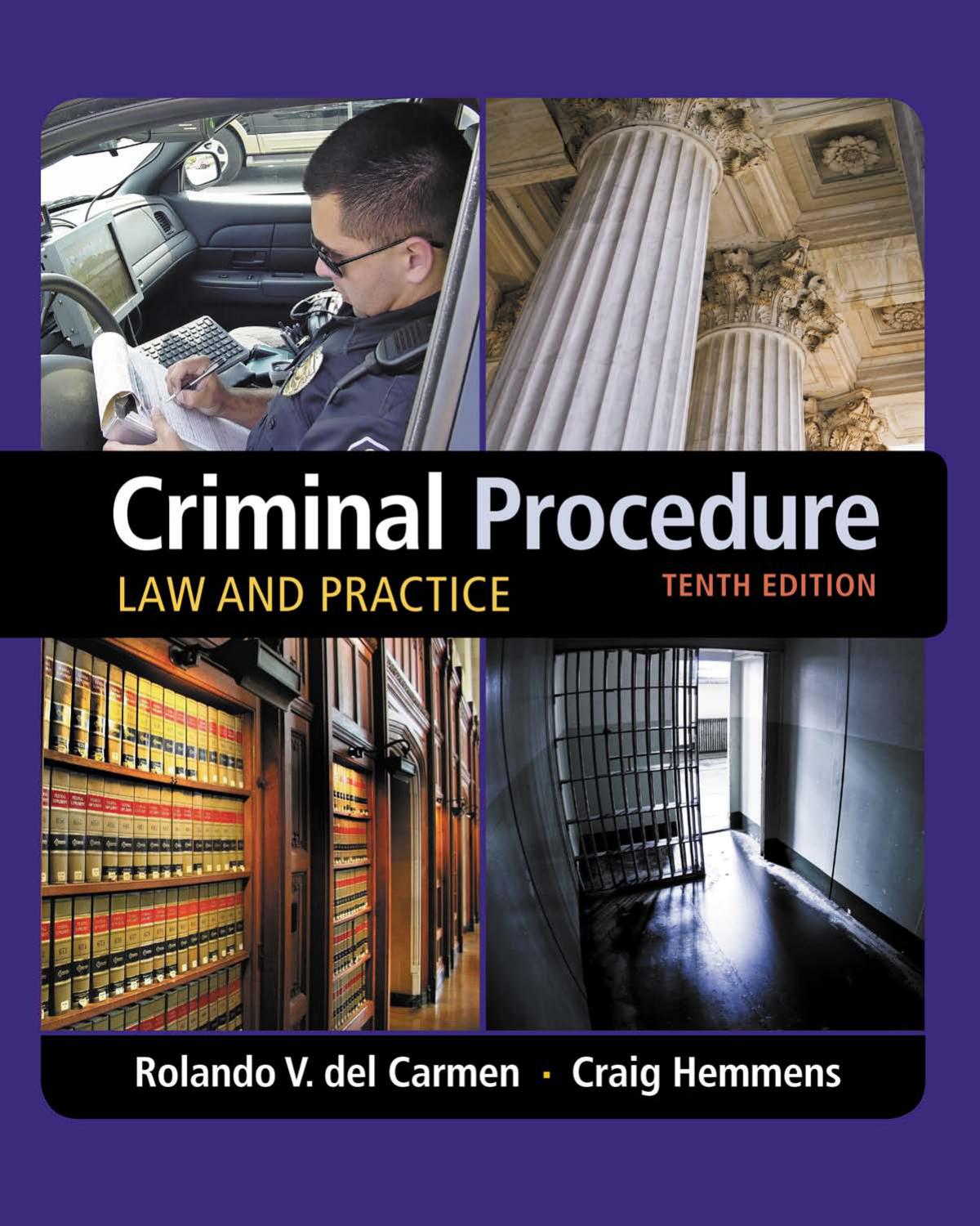 Criminal Procedure: Law and Practice