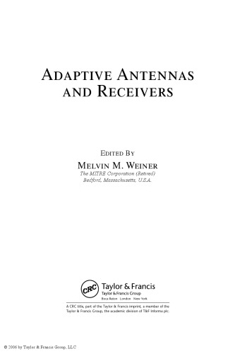 Adaptive Antennas and Receivers