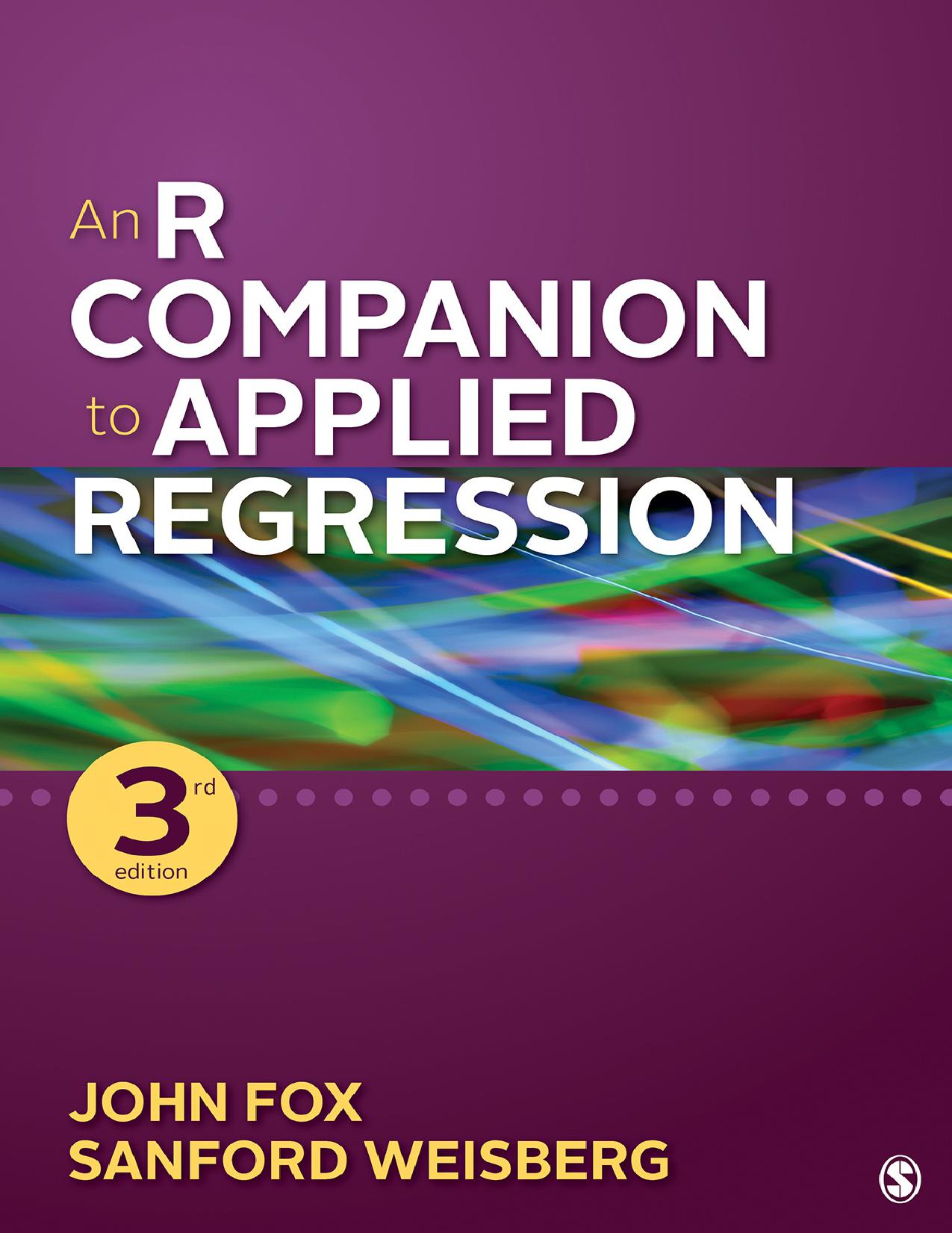 An R Companion to Applied Regression