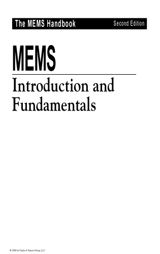 MEMS - Introduction and Fundamentals