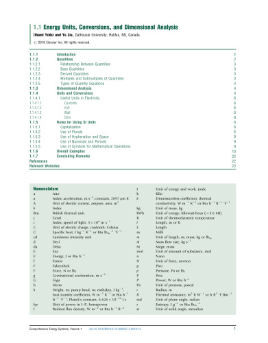 , vol.1a - Energy Fundamentals