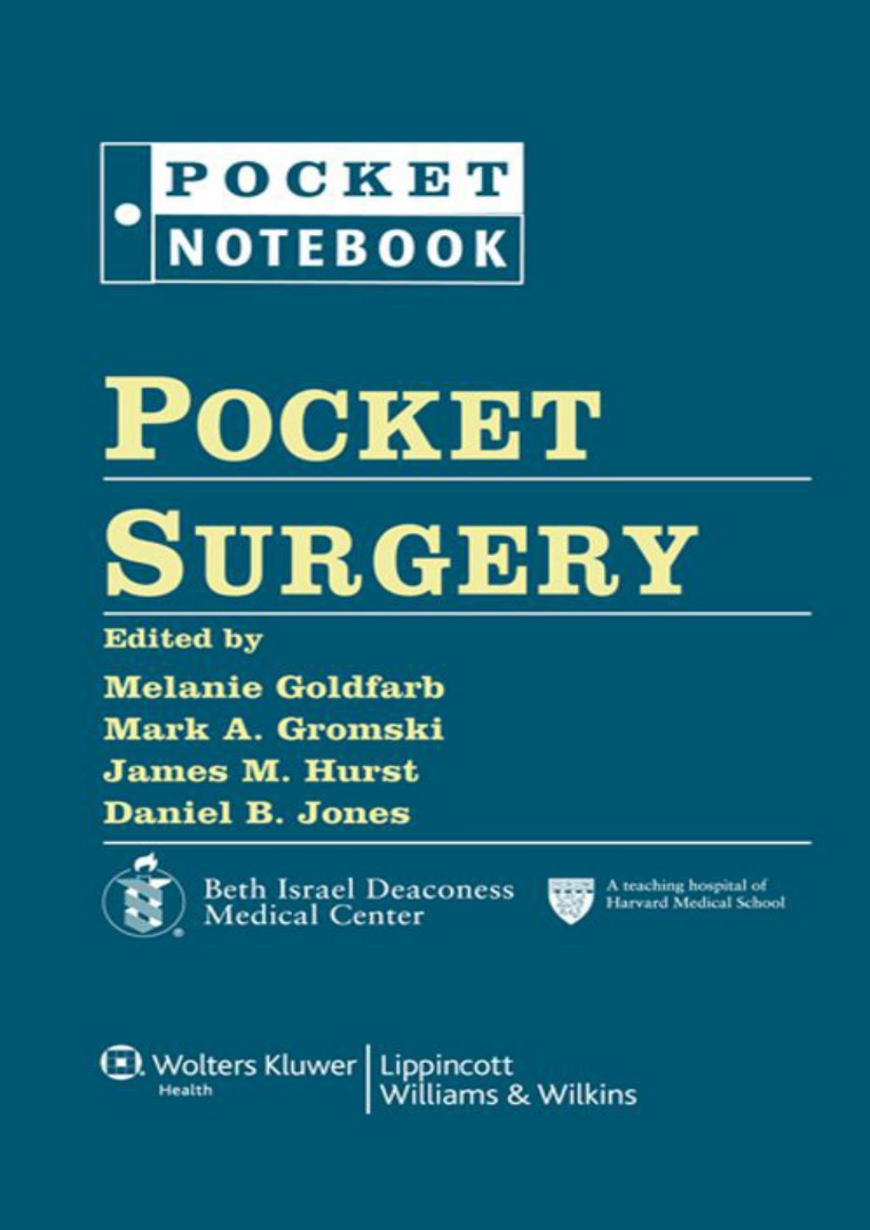 Pocket Surgery (Pocket Notebook Series)