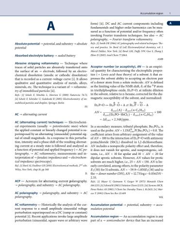 Electrochemical Dictionary