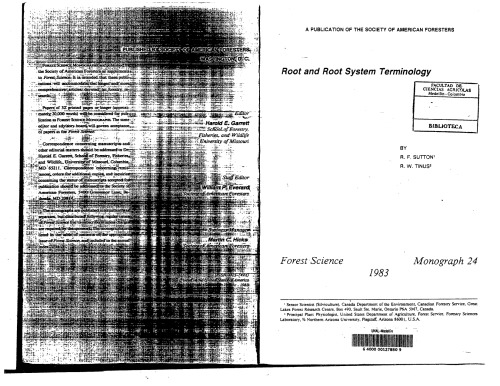 Root and root system terminology