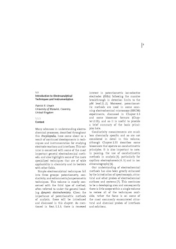 Encyclopedia of Electrochemistry. Instrumentation and Electroanalytical Chemistry