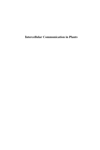 Intercellular Communication In Plants