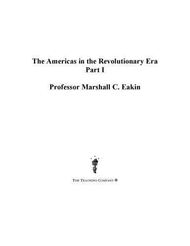 The Americas in the Revolutionary Era