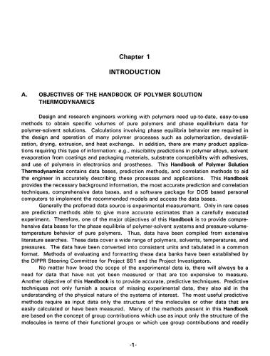 Handbook of polymer solution thermodynamics