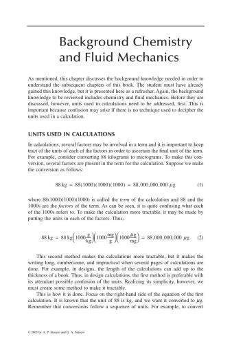 Physicalnchemical treatment of water and wastewater