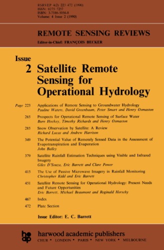 Satellite remote sensing for operational hydrology