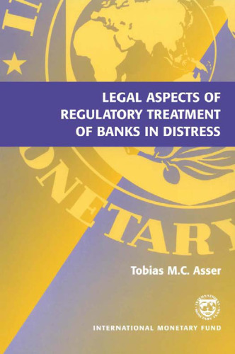 Legal aspects of regulatory treatement of banks in distress