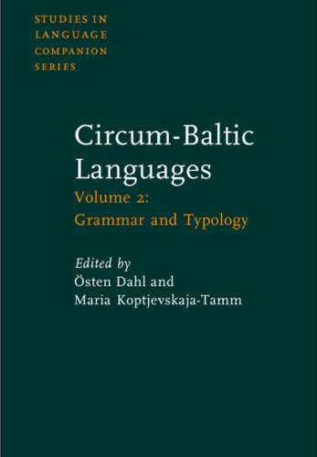 Circum-Baltic Languages, Volume 2: Grammar and Typology