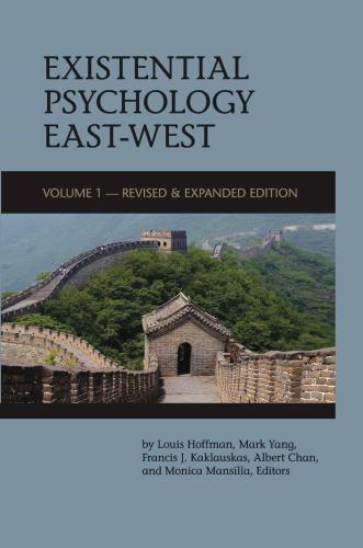 Existential Psychology East-West