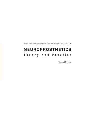 Neuroprosthetics: Theory and Practice