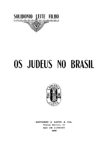 Os judeus no Brasil