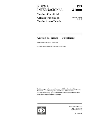 Norma Internacional ISO 31000:2018