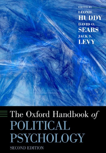 The Oxford Handbook of Political Psychology