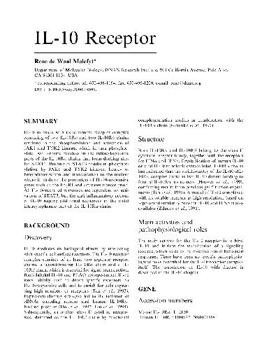 IL-10 Receptor