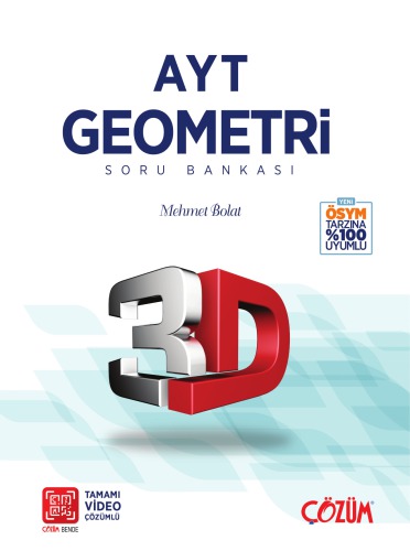 Çözüm 3D AYT Geometri Soru Bankası