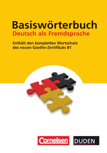 Duden - Basiswörterbuch: Deutsch als Fremdsprache