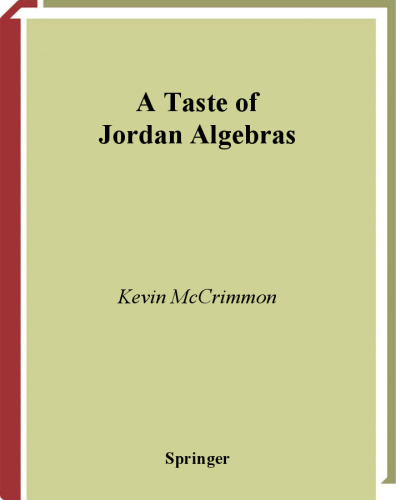 A Taste of Jordan Algebras