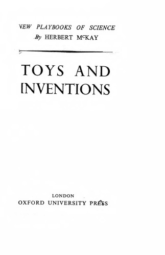 Toys and inventions.