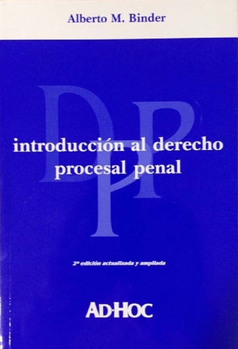 Introducción al derecho procesal penal