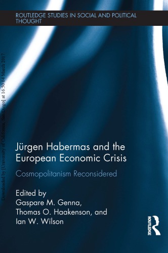 Jürgen Habermas and the European Economic Crisis: Cosmopolitanism Reconsidered