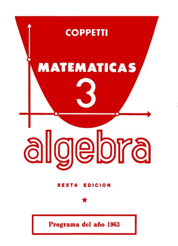 Matemáticas, Tercer Año: Álgebra