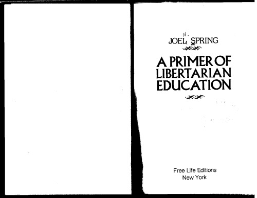 A Primer of Libertarian Education