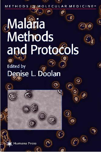 Malaria Methods and Protocols