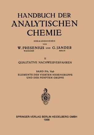 Elemente Der Vierten Nebengruppe und Der Fünften Gruppe: Titan · Zirkonium · Hafnium · Thorium · Stickstoff · Phosphor · Arsen · Antimon · Wismut · Vanadium · Niob · Tantal · Protactinium