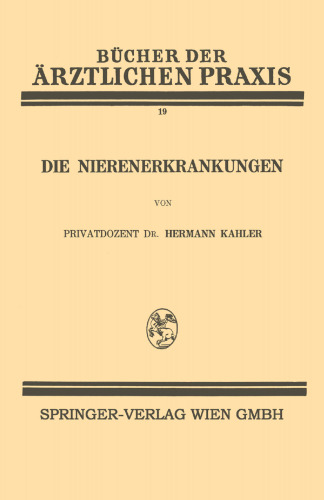 Die Nierenerkrankungen