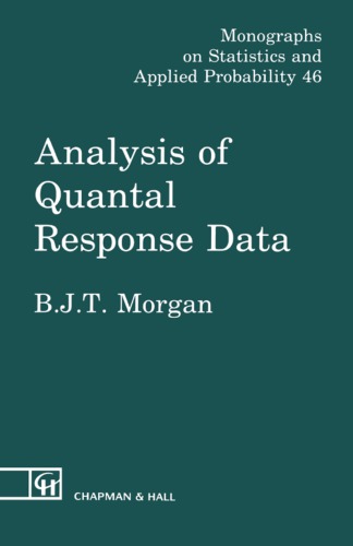 Analysis of Quantal Response Data