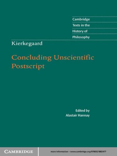 Kierkegaard: concluding unscientific postscript