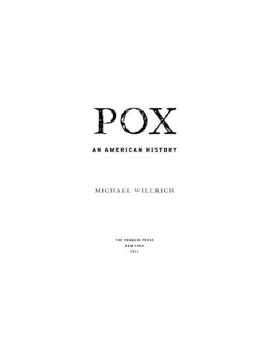 Pox: an american history