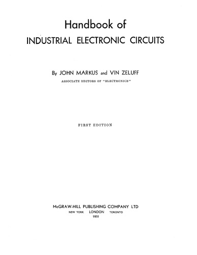 Handbook of industrial electronic circuits