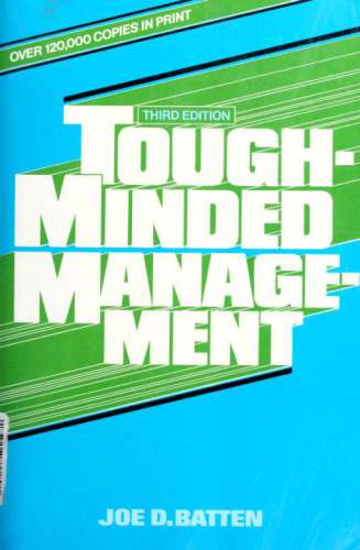 Tough-minded management