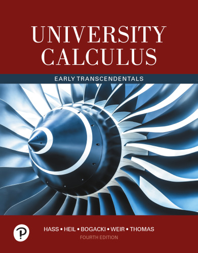 University Calculus: Early Transcendentals (4th Edition)